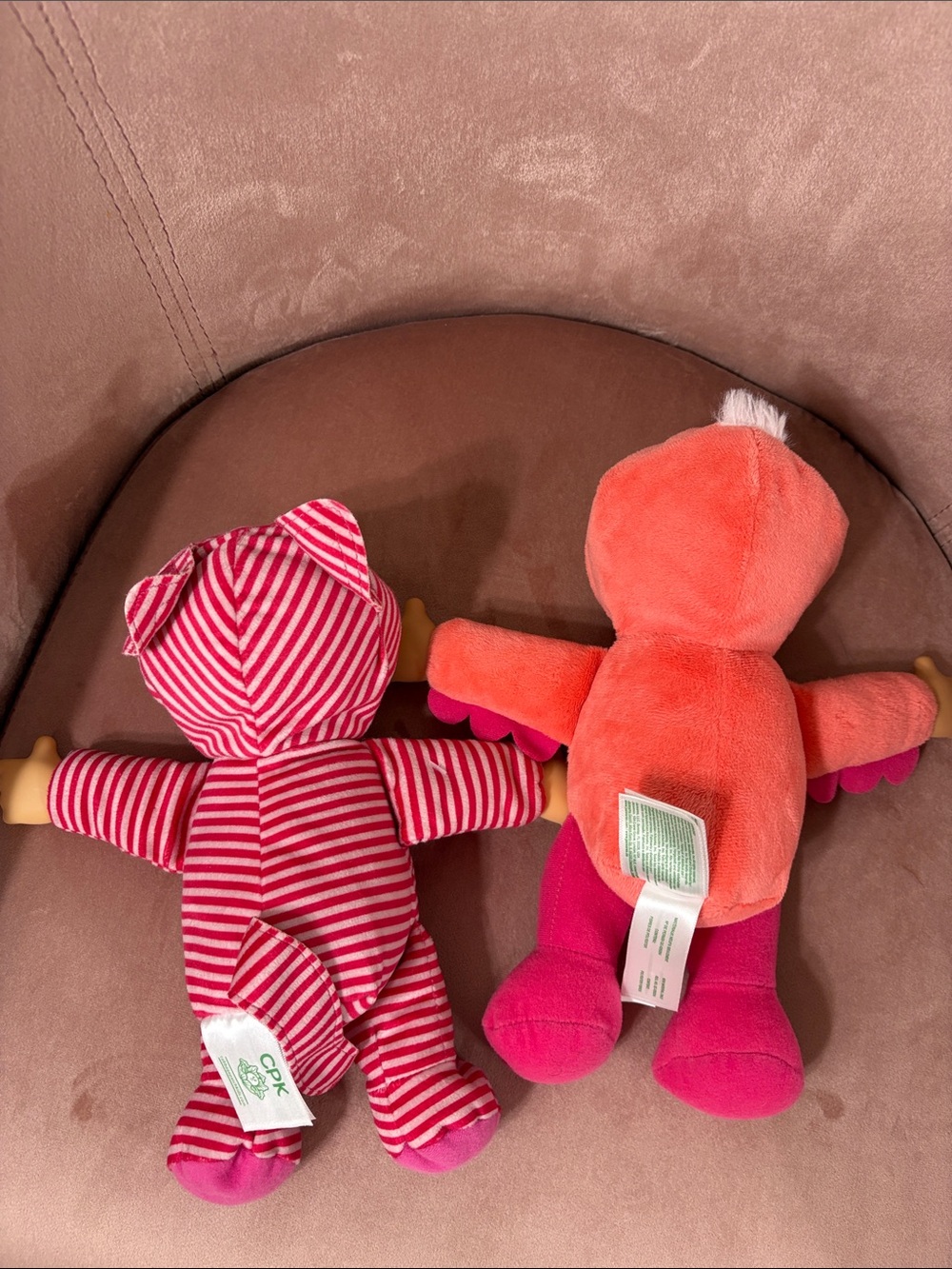 Cabbage Patch Kids Plush Pink Baby Doll Duo - Picture 4 of 7